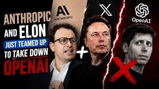 LIVE: Anthropic and Elon just teamed up to take down OpenAI