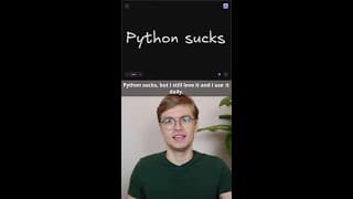 Why I Can't Quit Python: A Love-Hate Relationship!