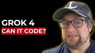 Grok 4 is good ... but can it code?