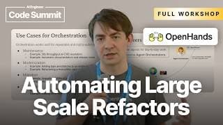 Automating Large Scale Refactors with Parallel Agents - Robert Brennan, OpenHands