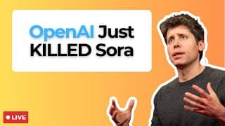 LIVE: OpenAI Shutting Down Sora!! It's OVER. Also I'm running Opus 4.6 locally????