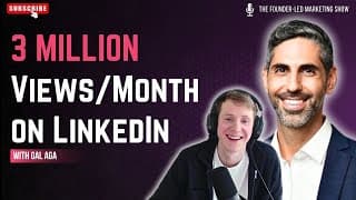 Gal Aga: LinkedIn Playbook That Drives 3M Views/Month for This SaaS CEO
