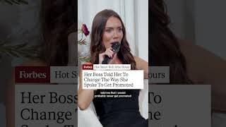 Her Boss Told Her To Change The Way She Spoke To Get Promoted