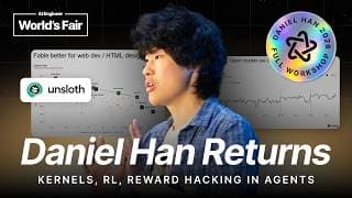 Special Topics in Kernels, RL, Reward Hacking in Agents — Daniel Han, Unsloth
