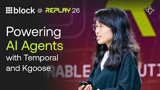 Block @ Replay 2026 | Powering AI Agents with Temporal and Kgoose