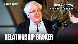 SV Angel’s Ron Conway: Silicon Valley’s Relationship Broker | Ep. 45