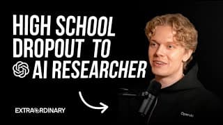 High School Dropout to OpenAI Researcher - Gabriel Petersson Interview (Extraordinary)