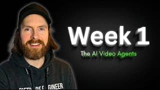 Solo Building an AI Native Business: The AI Video Agents Bet (Week 1)