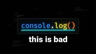 You're logging wrong
