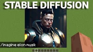 DiffusionCraft - Stable Diffusion in Minecraft ft. Naval & Norgard