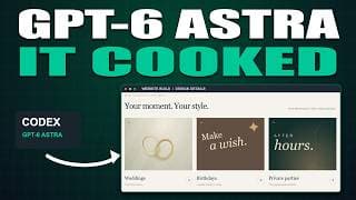 OpenAI COOKED: GPT-6-ASTRA Just DESTROYED Claude in DESIGN