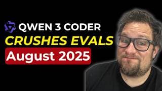 Qwen 3 Coder is almost on par with Claude 4 Sonnet, but...