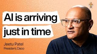AI is critical for humanity’s survival: Cisco President on the AI revolution | Jeetu Patel