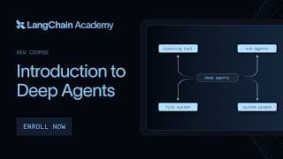 Introduction to Deep Agents | LangChain Academy New Course