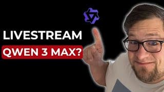 Qwen 3 Max coding, Stealth Models on OR, hanging out.