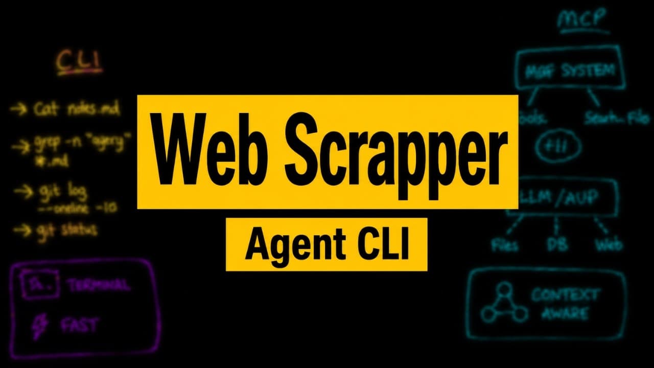 Agent CLI for Scrapping for Anything (FREE)