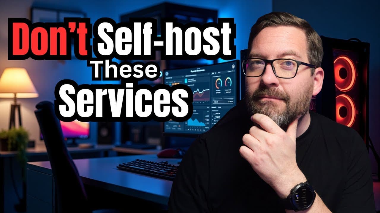 Things I Stopped Self-Hosting (And Why Cloud Won in My Home Lab)