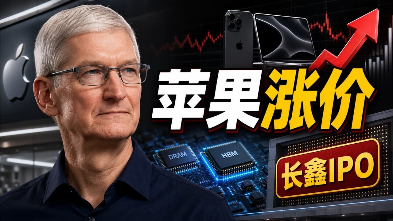 库克预警苹果涨价：AI抢内存，长鑫存储IPO值得关注吗？