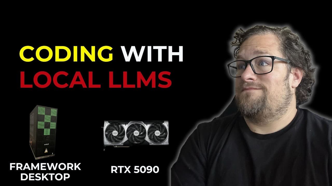 Can a Local LLM REALLY be your daily coder? Framework Desktop with GLM 4.5 Air and Qwen 3 Coder