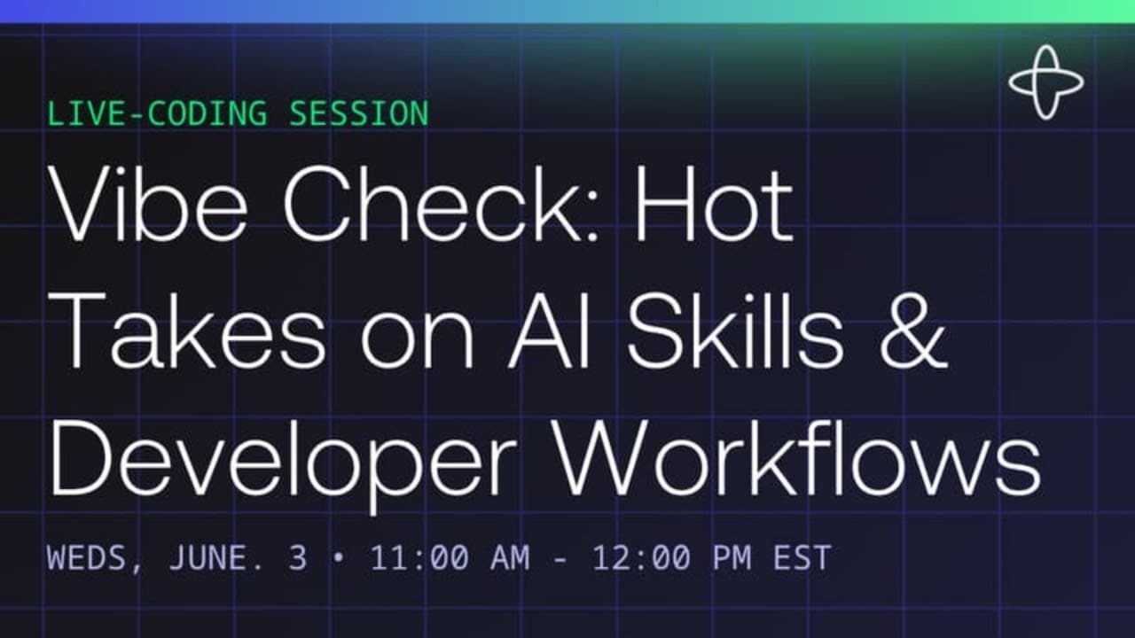 Vibe Check: Hot Takes on AI Skills & Developer Workflows