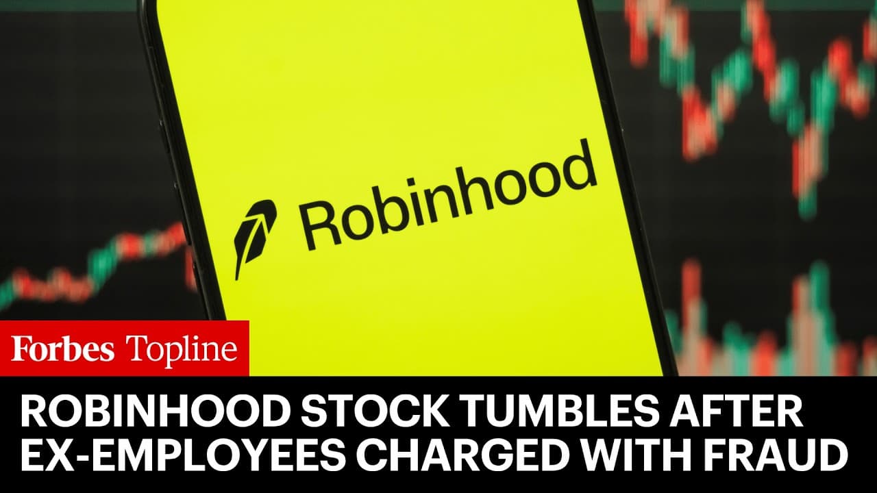 Robinhood Stock Tumbles 5% After 2 Ex-Employees Charged With Crypto Trading Fraud