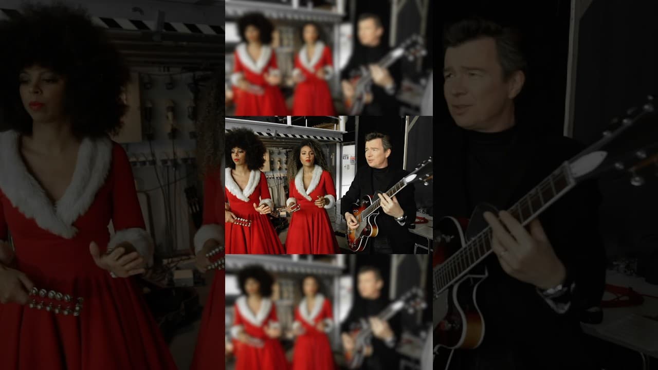 Behind The Scenes of Love This Christmas🎄Watch the full video on YouTube - Team Rick