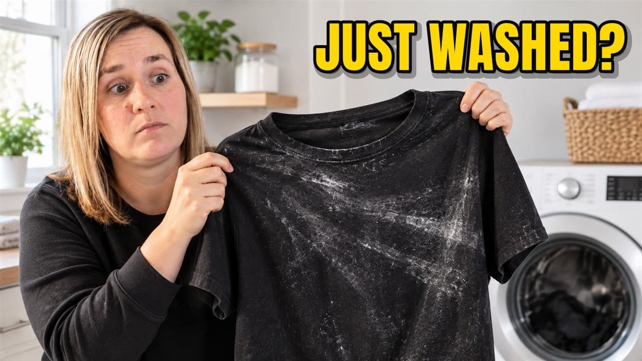 Why Black Clothes Have White Marks After Washing