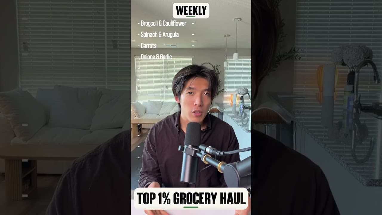 Top 1% health grocery haul