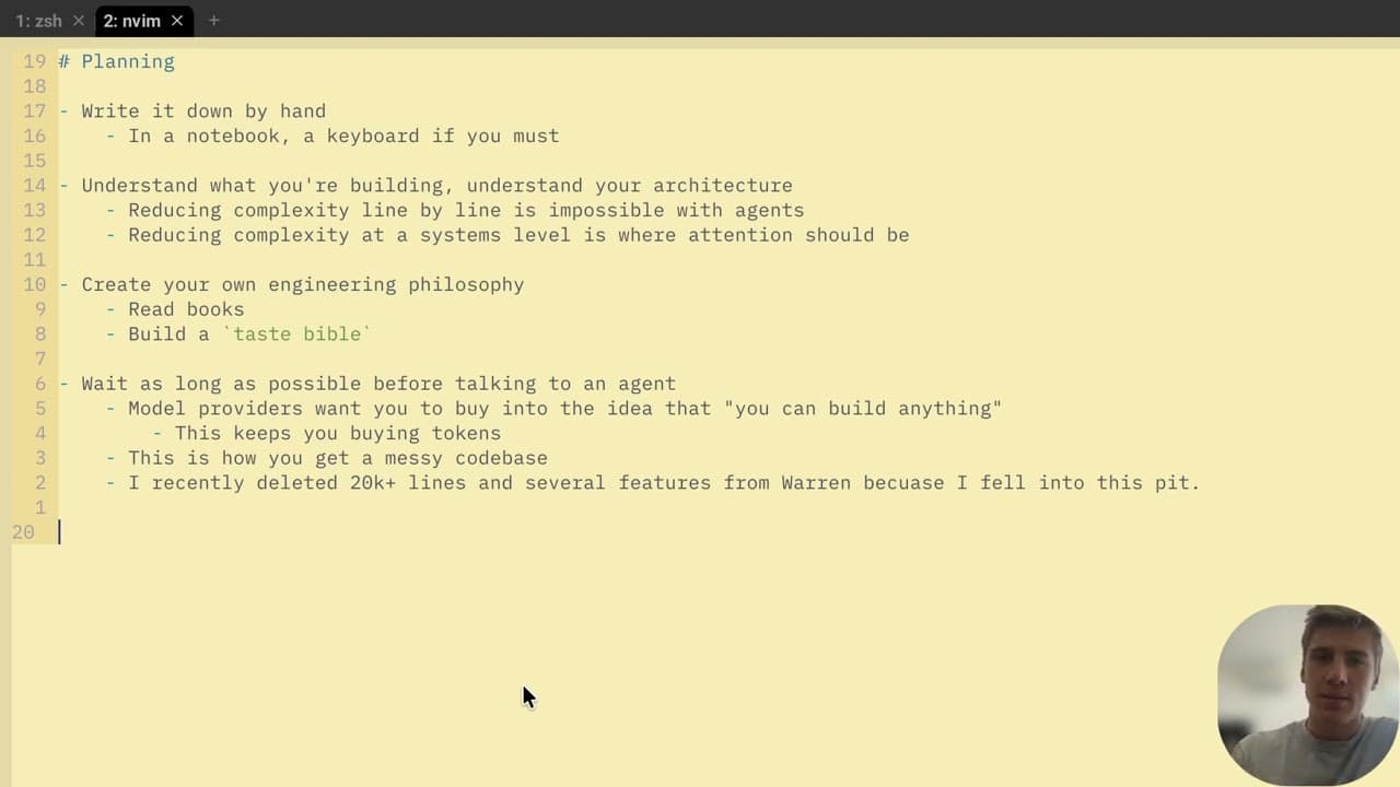 i don't let agents write code until i do this