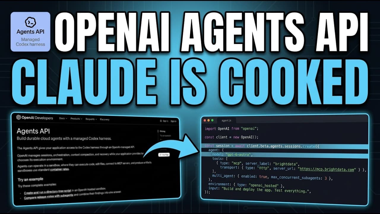 OpenAI Agents API + NEW Codex Harness = Cloud Coding Agents INSTANTLY