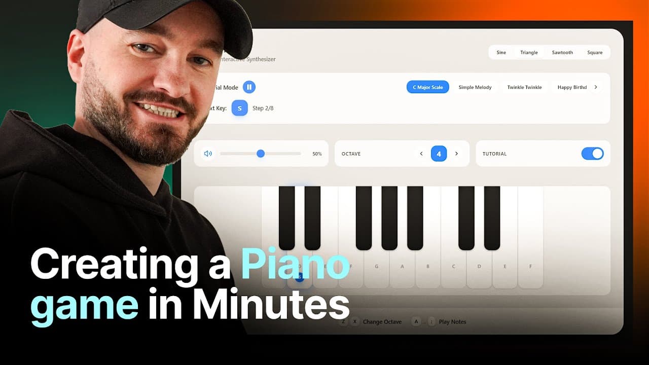 Creating a Piano Game with Gemini and MagicPath