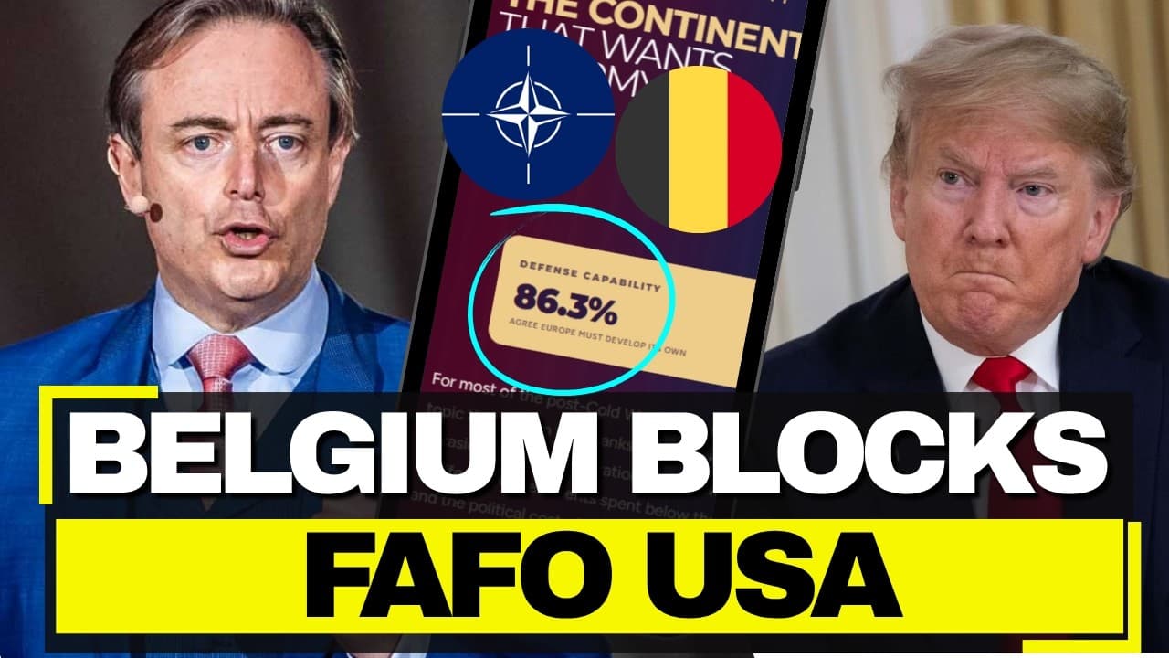 USA PANICS: NATO Host BELGIUM Says America Is Bigger Threat Than China