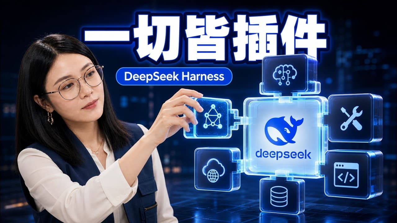 一切皆插件！DeepSeek Harness解读、安装、远程、实测全拆解 ｜快速上手