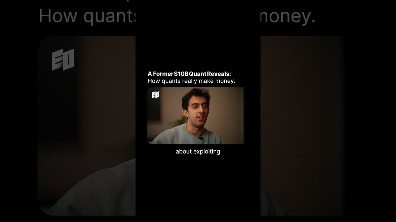 How quants really make money.