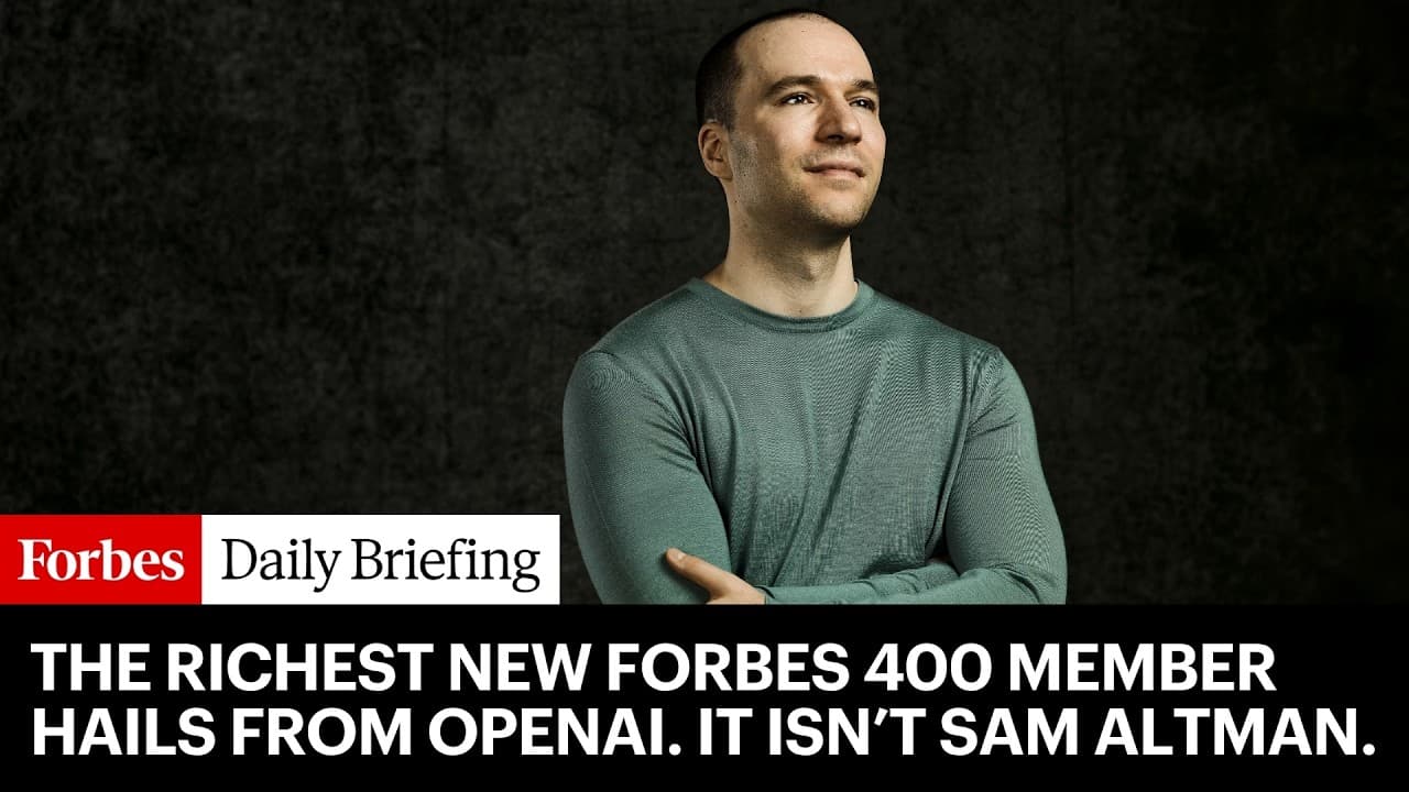 The Richest New Forbes 400 Member Hails From OpenAI. It Isn’t Sam Altman.