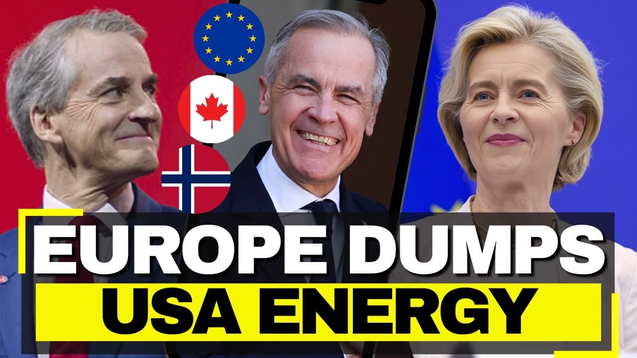 USA PANICS as EU and Canada REJECT American Energy - ELECTRIFY Entire Continent
