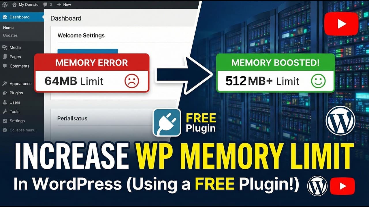 How to Increase WP Memory Limit in WordPress 2026 (Using a FREE Plugin)