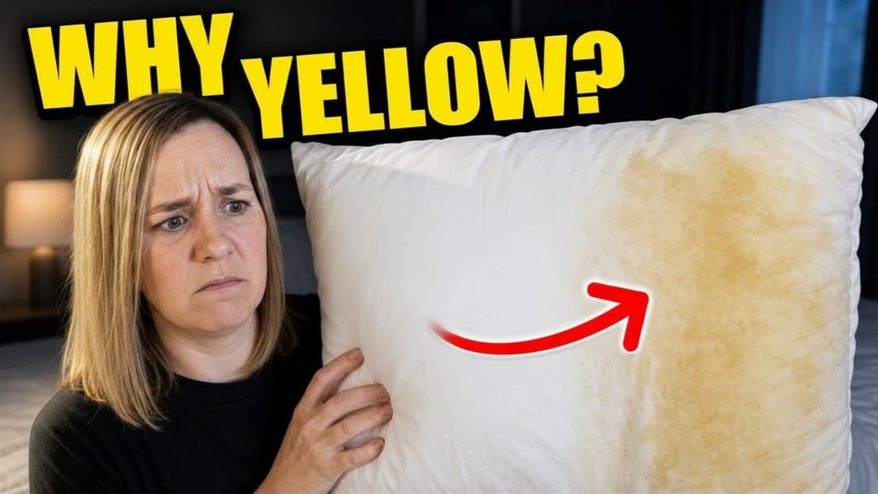 Why Your Pillows Turn Yellow And How to Actually Fix It
