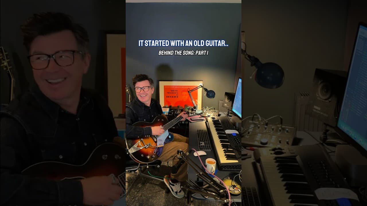 It started with an old guitar.. 🎸Behind ’Waiting On You’ part 1. #waitingonyou #rickastley