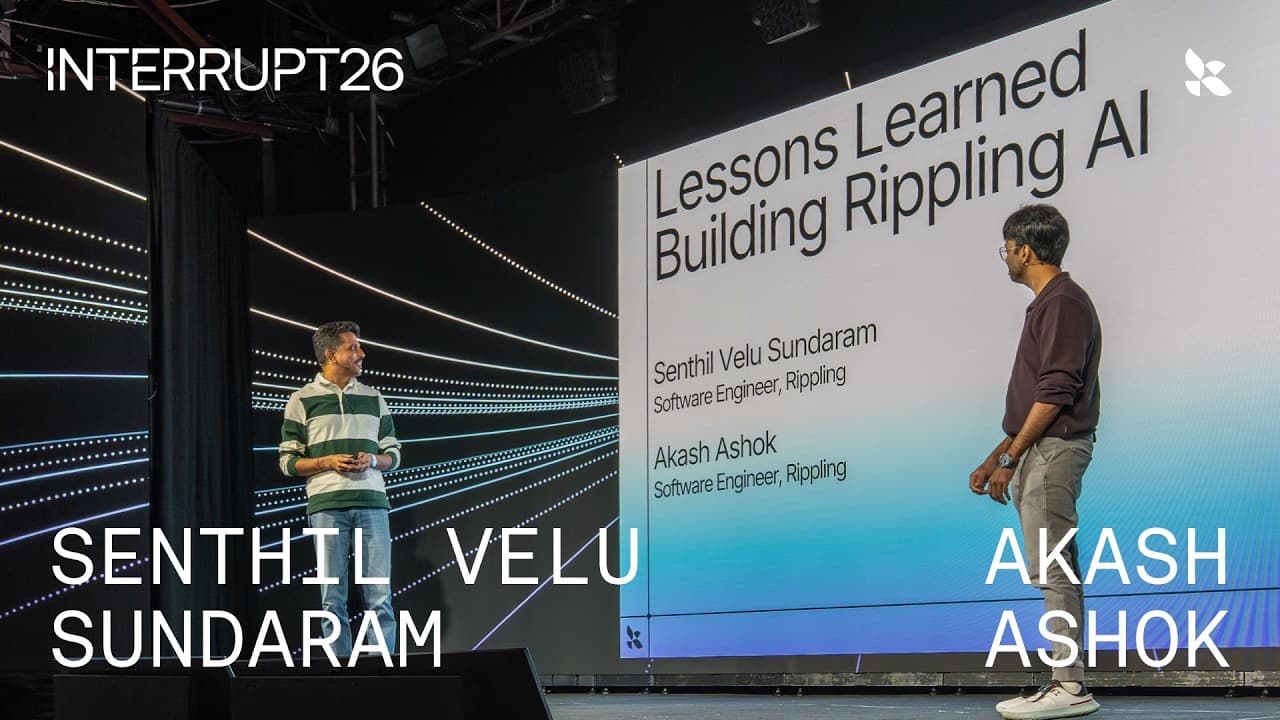 Lessons Learned Building Rippling AI | Interrupt 26