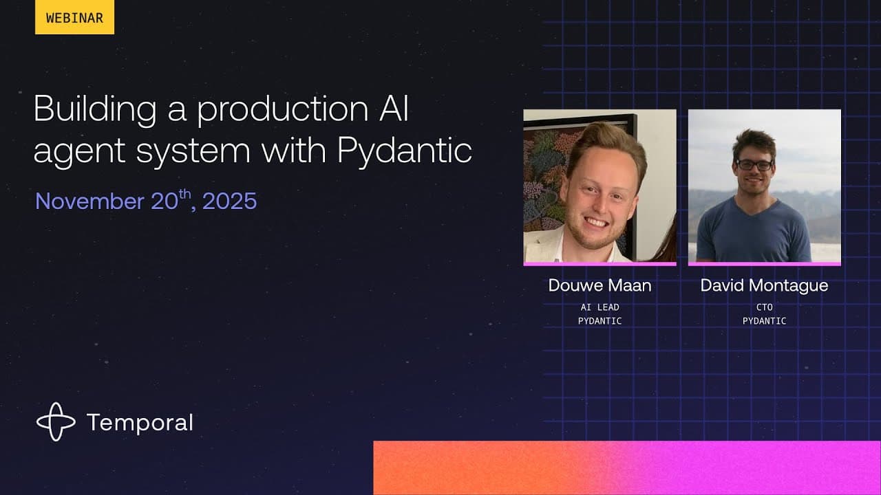 Building a production AI agent system with Pydantic