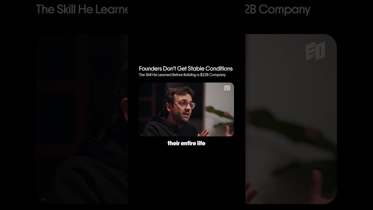 Founders Don’t Get Stable Conditions