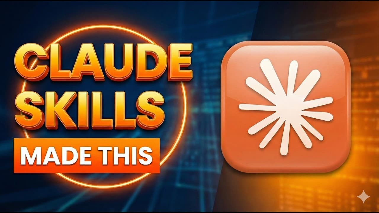 The Only Claude Skills Guide You Need (Beginner to Expert)