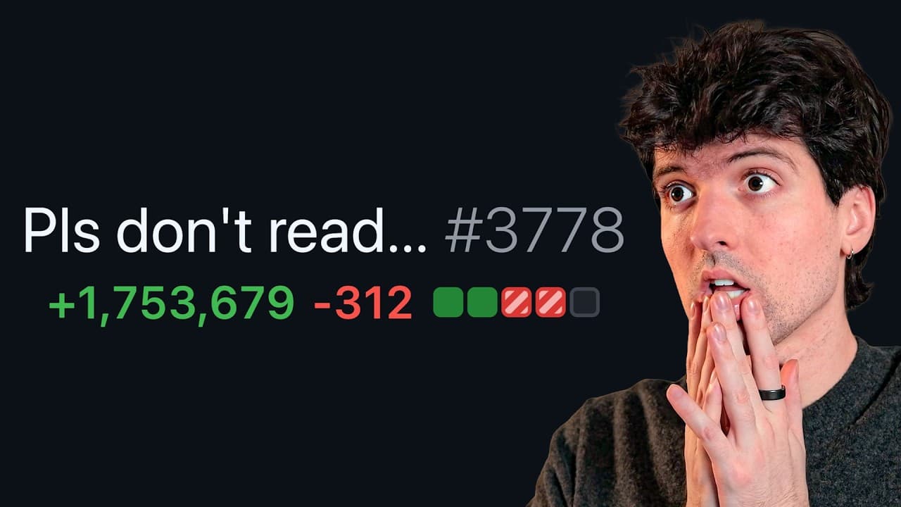 You're reading way too much code