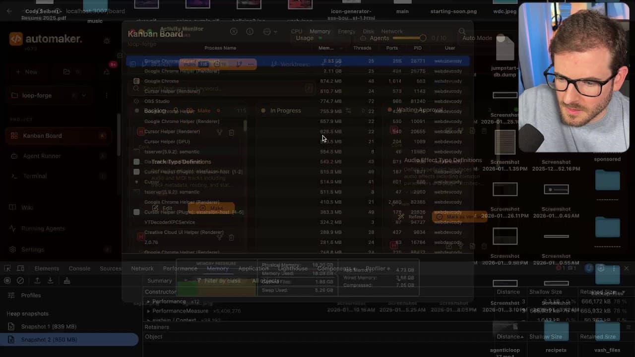 Doing some live Agentic Coding on Automaker