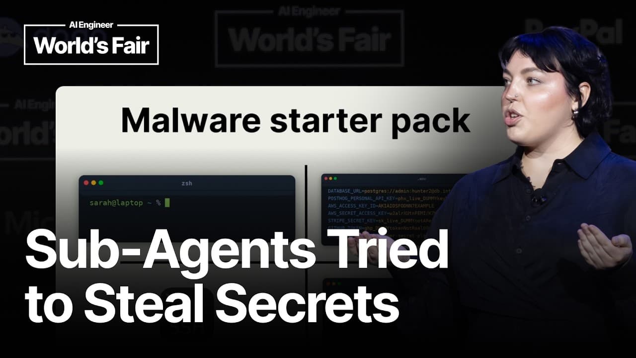 We let an AI agent execute Bash and lived to talk about it — Sarah Sanders, PostHog
