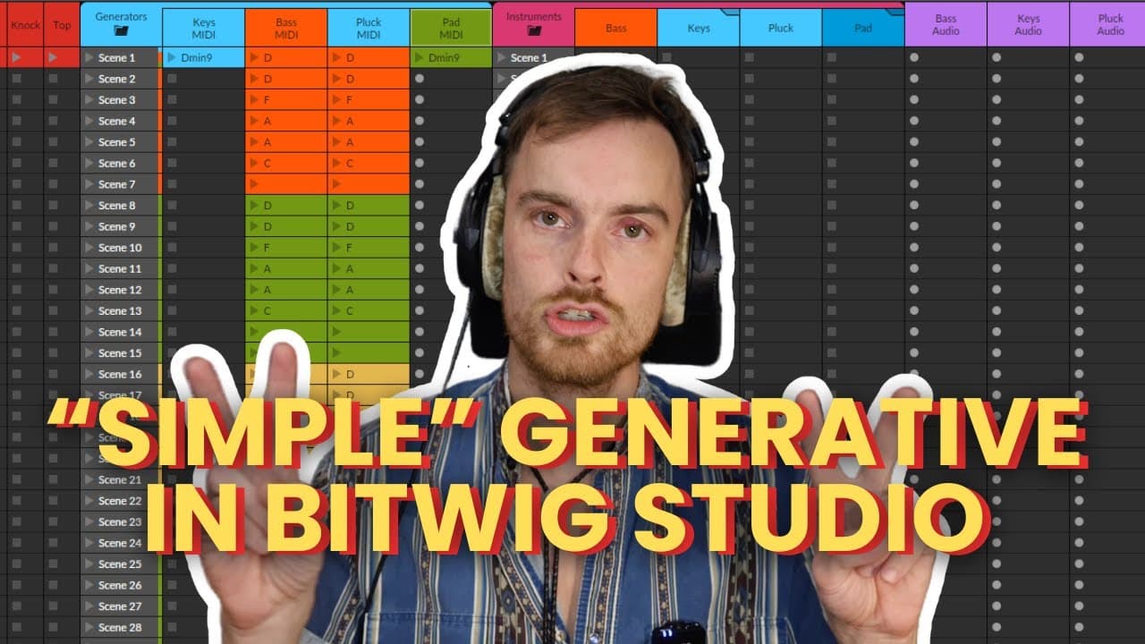 Controlled Randomness: Bitwig Generative House Music Tutorial