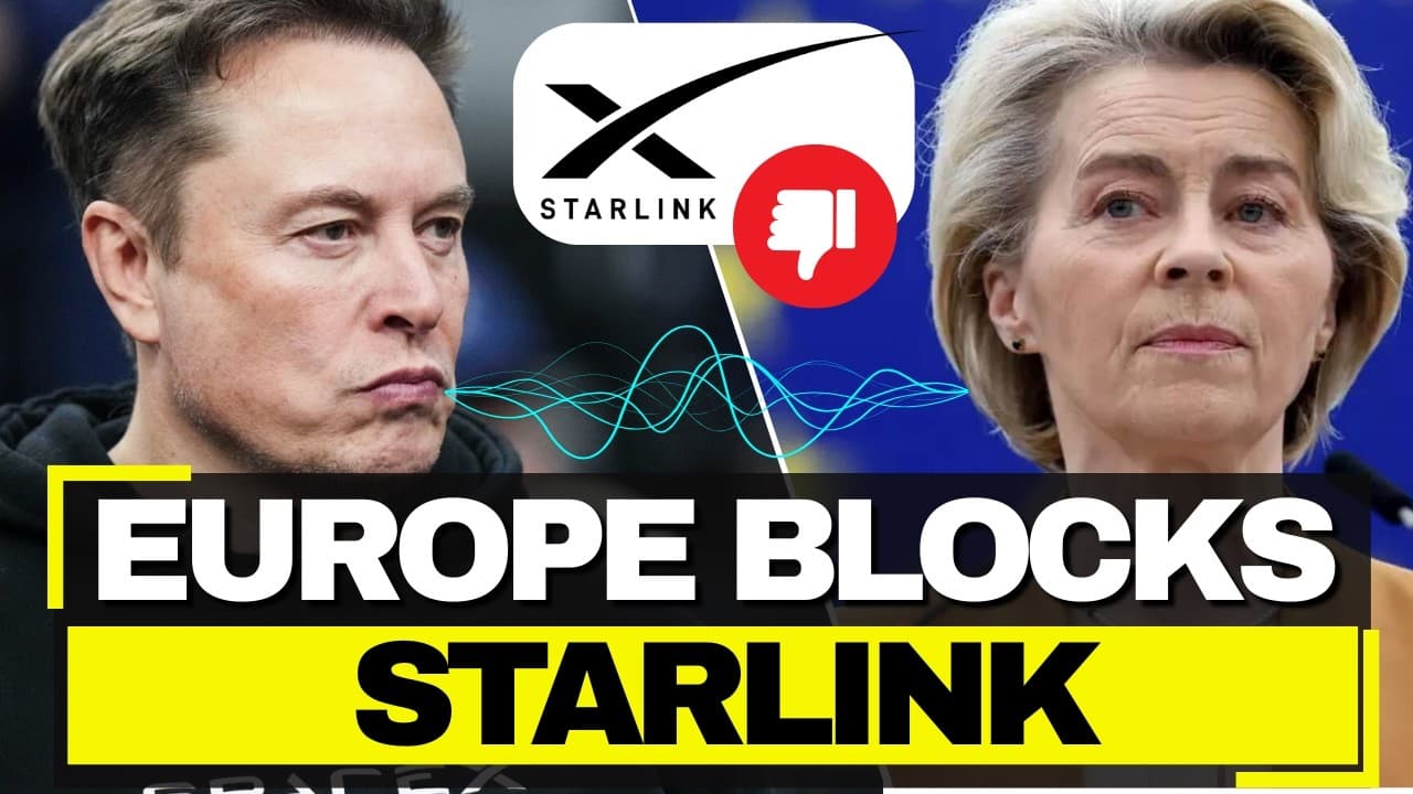 Europe SHUTS Starlink OUT - Reserves 2 GHz for European Satellites, FCC Chief FURIOUS