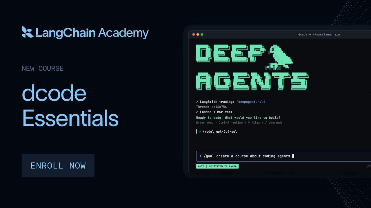 dcode Essentials | New LangChain Academy Course