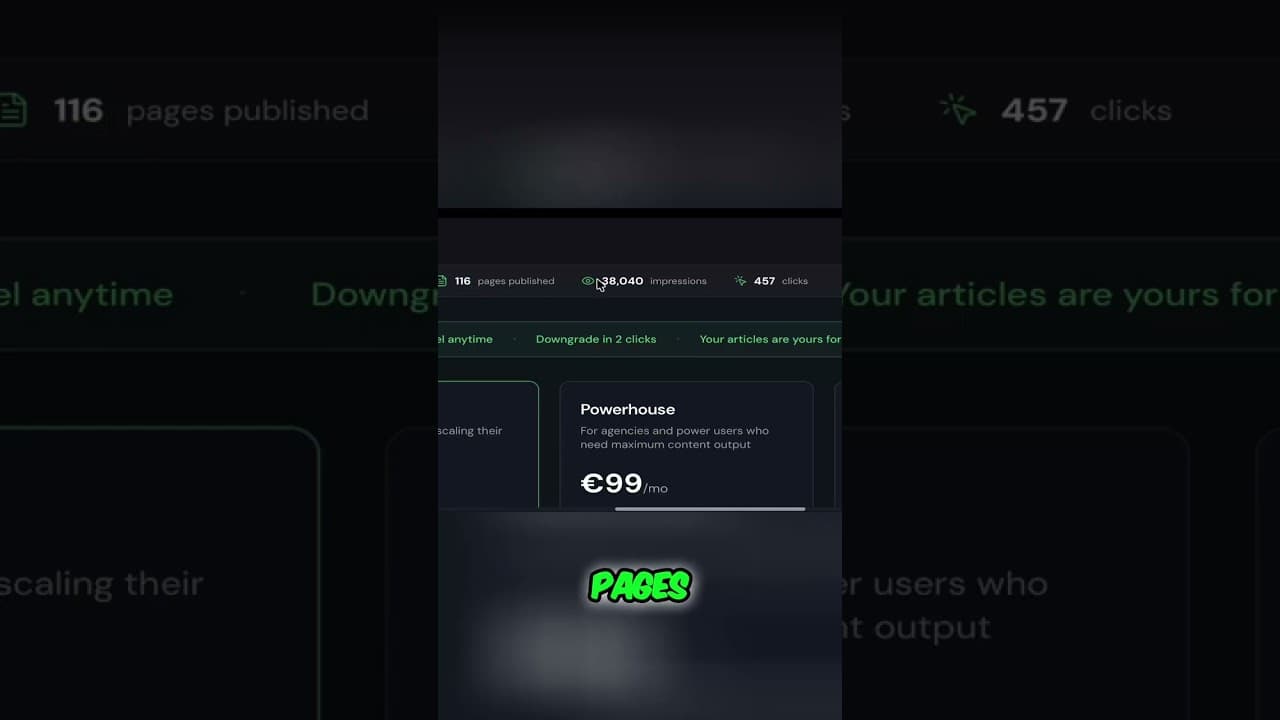 HarborSEO.ai: Unbeatable AI Content & SEO Tool! #shorts